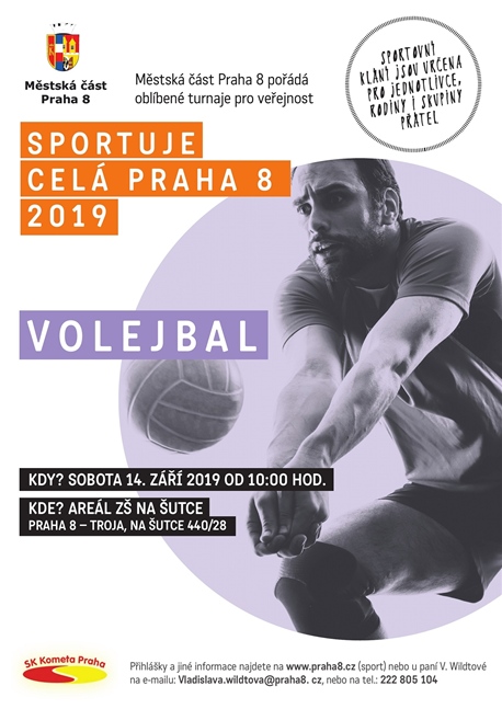Sportuje celá Praha 8 – volejbal 2019