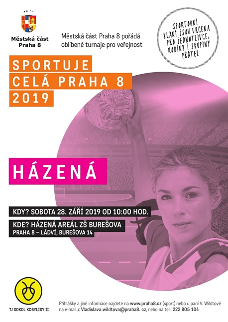 Sportuje celá Praha 8 – házená 2019