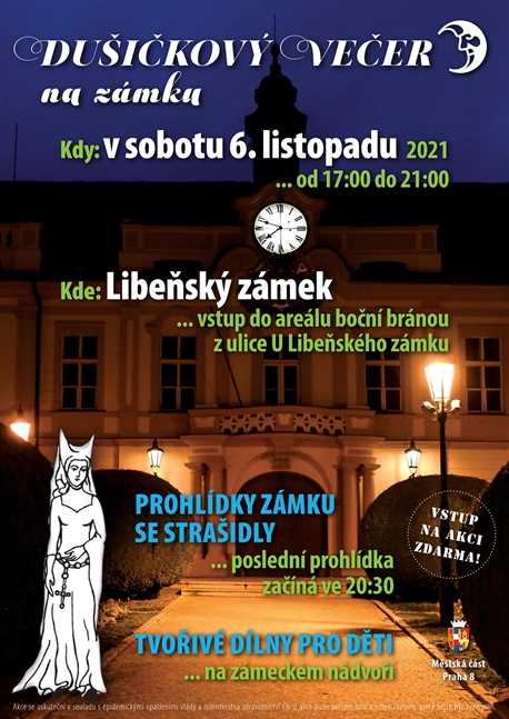 Dušičky na zámku, 6. listopadu 2021, Libeňský zámek