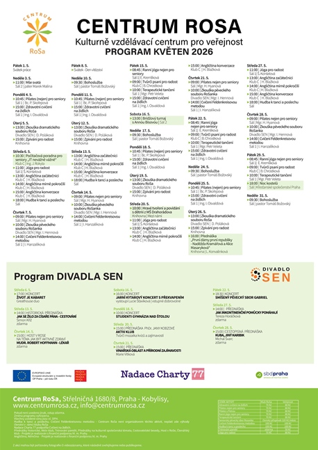 RoSa - program květen 2026