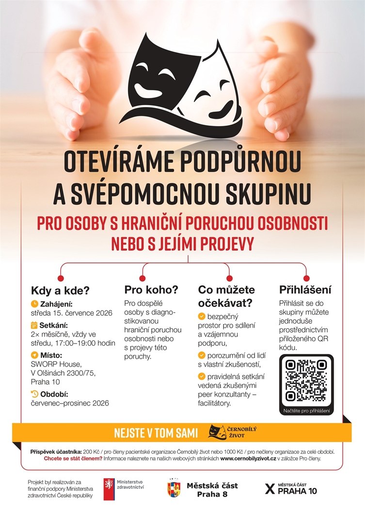 Otevíráme podpůrnou a svépomocnou skupinu Otevíráme podpůrnou a svépomocnou skupinu