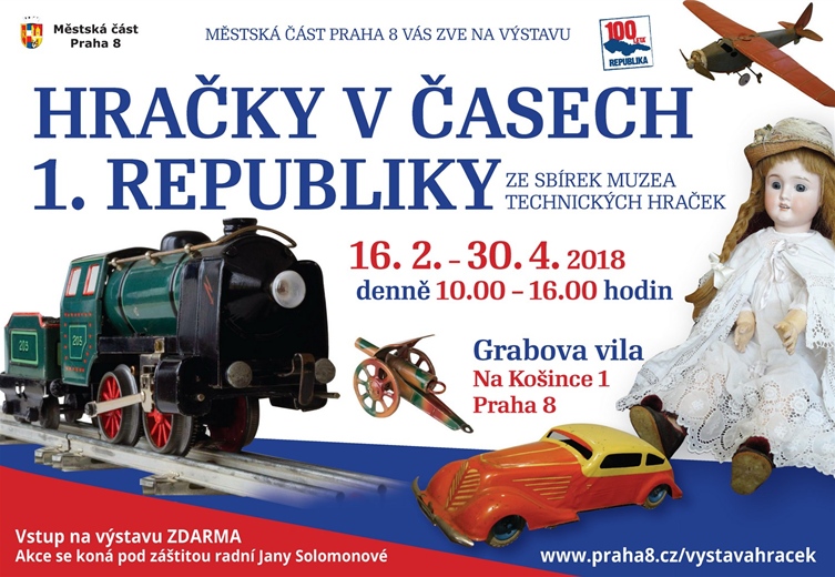 Výstava hraček – Hračky v časech 1. republiky