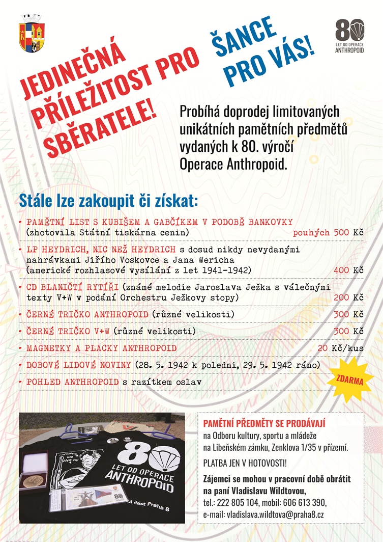 plakát doprodej Anthropoid
